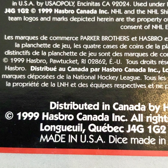 Monopoly, Vintage, 1999, NHL, Collectors Edition, Pewter Tokens, Complete - Picture 14 of 15